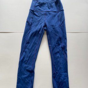 Lululemon All the right places 7/8 tights Royal Blue